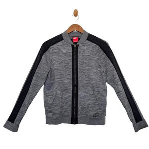 Nike‎ Sports Tech Knit Bomber Jacket Size Small